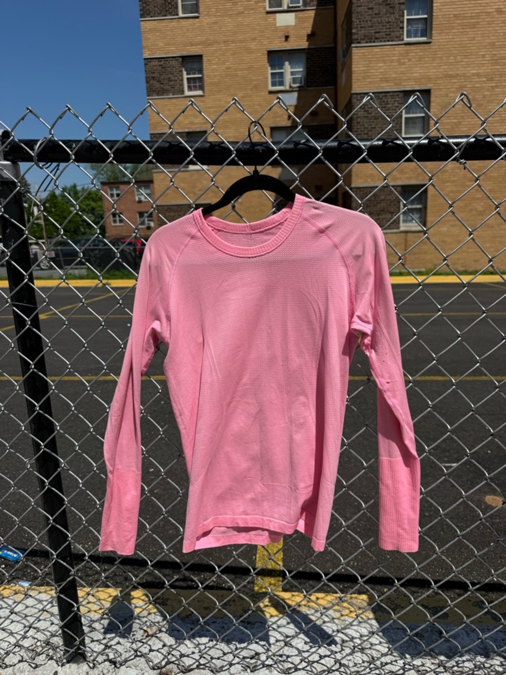 lululemon athletica Pink Long-Sleeve Crew Top